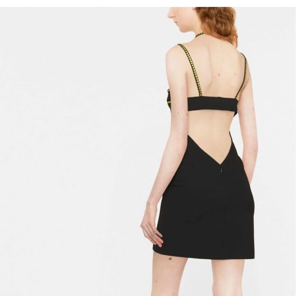 The Attico Abito Coco Embellished Mini Dress - Picture 2 of 6